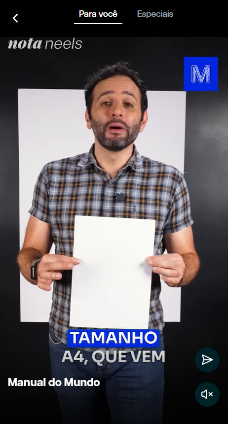 Nota Neels: vídeo educativo com Iberê do Manual do Mundo